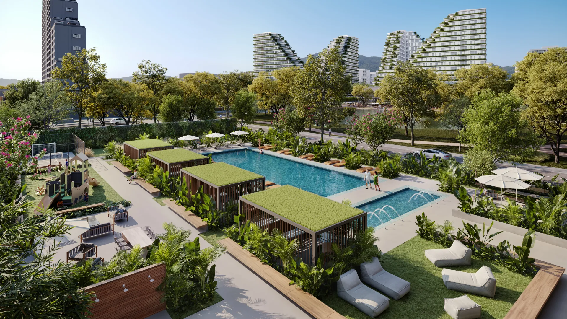 Piscina Vista Jardins